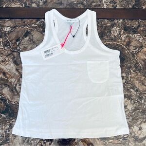 See by Chloe White Sleeveless/Tank Shirt Top size 38 USA 2 Small